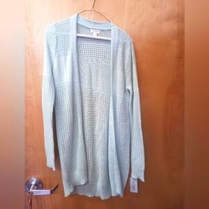 Aqua knit over shirt